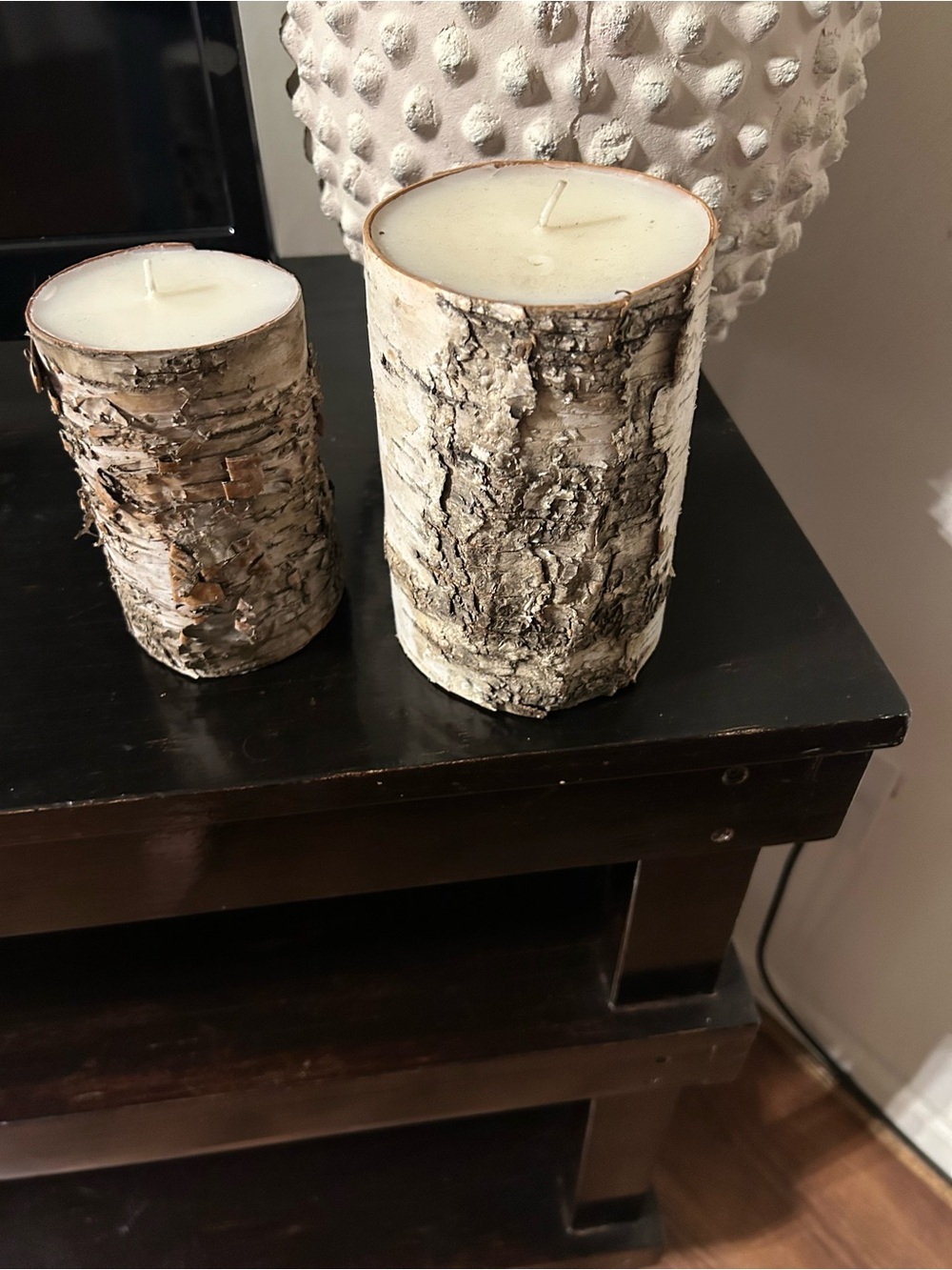 2 Real Birch Bark Candles - Picture 2 of 16